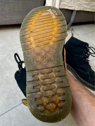 Stivali Dr. Martens in pelle scamosciata nere