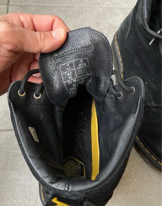 Stivali Dr. Martens in pelle scamosciata nere