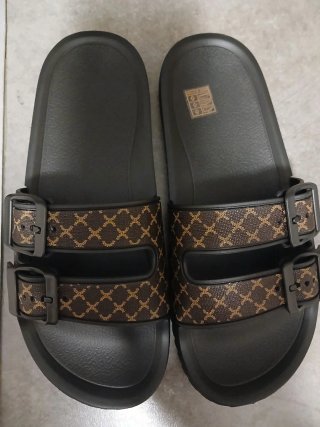 Chanclas T39 Negro y Marrón