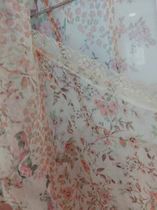 Vestido floral gasa Mango talla XS sin estrenar