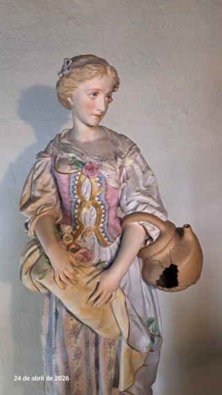 Figura porcelana francesa siglo XIX