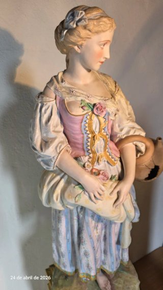 Figura porcelana francesa siglo XIX