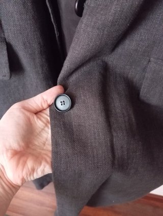 Abrigo ZARA 100% lino y algodón