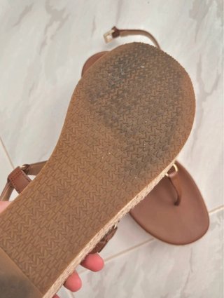 Sandalias cuña Michael Kors marrones
