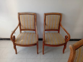 Trisillo Isabelino Madera y Tela