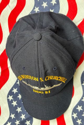 Cap vintage USS Winston S. Churchill DDG 81 usa