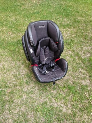 Silla coche grupo 1-2 negra SIDEARMOR ISOFIX