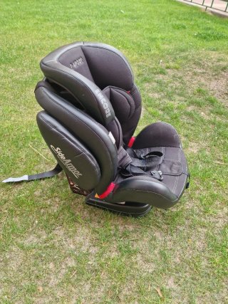 Silla coche grupo 1-2 negra SIDEARMOR ISOFIX