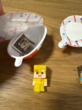 Figuras Kinder Joy Minecraft