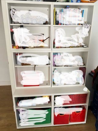 Estantería modulos BESTA IKEA Blanca