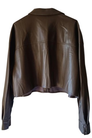 Chaqueta efecto piel Primark oversize XL