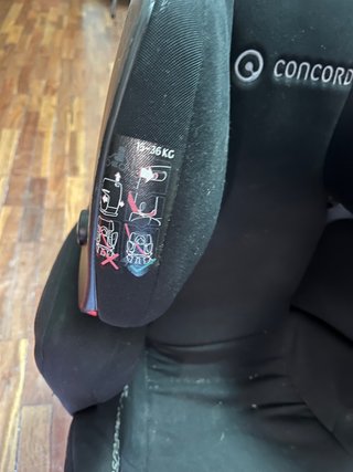 Silla coche Concord Negra