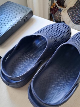 Zuecos Eva Azul