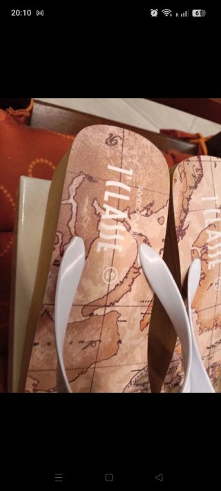 Chanclas Prima Classe Talla 41 Mapa del Mundo