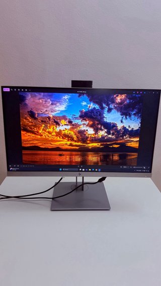 Monitor HP Plata y Negro