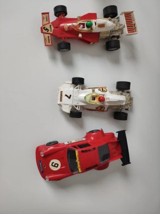 3 Coches de Slot Scalextric