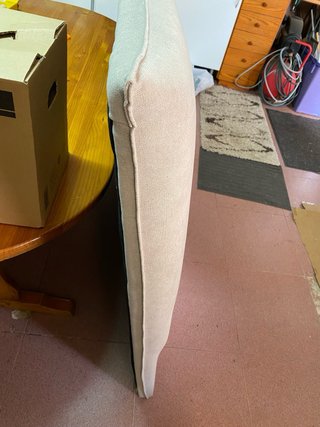 Cabecero de cama 180 cm tela beige