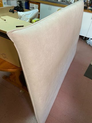 Cabecero de cama 180 cm tela beige