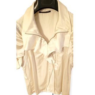 Camisa raso marfil