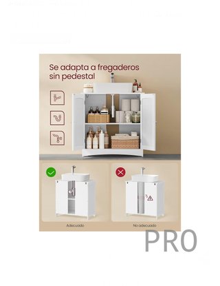 Aramario de Lavabo, Armario Debajo de Lavabo,