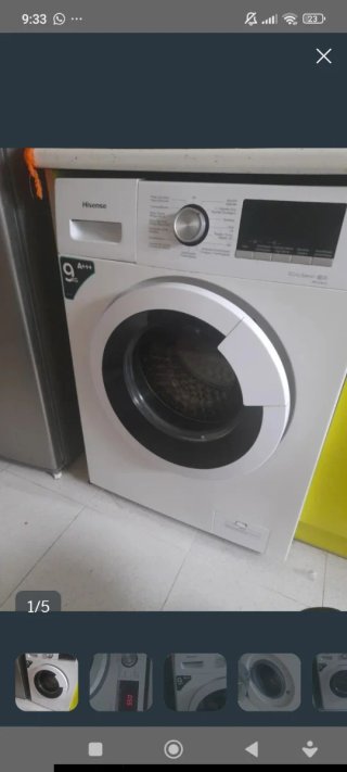 Lavadora Hisense 9kg A+++