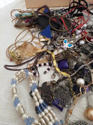 Lotto collane e bracciali vintage
