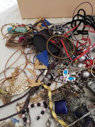 Lotto collane e bracciali vintage