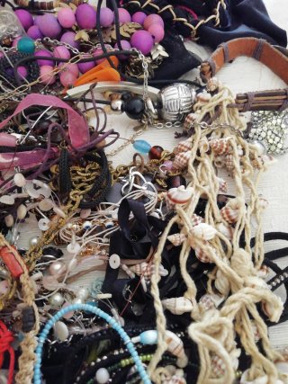 Lotto collane e bracciali vintage