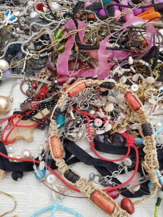 Lotto collane e bracciali vintage