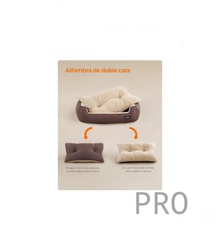 Cama para Perros, Sofá Cama para Mascotas, Alfombra Extraíble