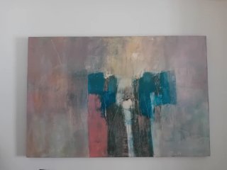 Cuadro abstracto grande dimensiones