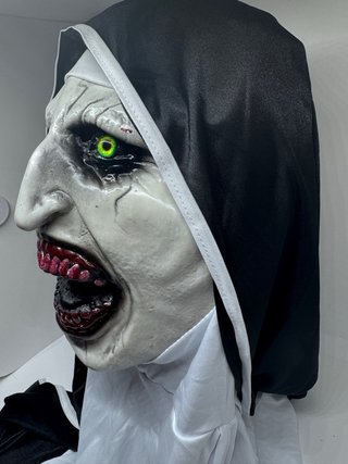 Máscara Latex Monja Terror Halloween