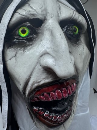 Máscara Latex Monja Terror Halloween