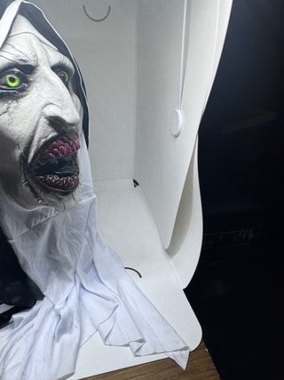 Máscara Latex Monja Terror Halloween