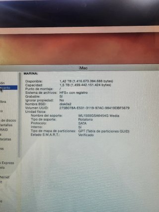 iMac 20 OS X Yosemite