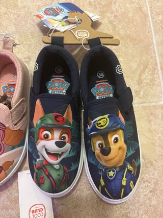 Zapatillas infantiles Paw Patrol  cada par 11€