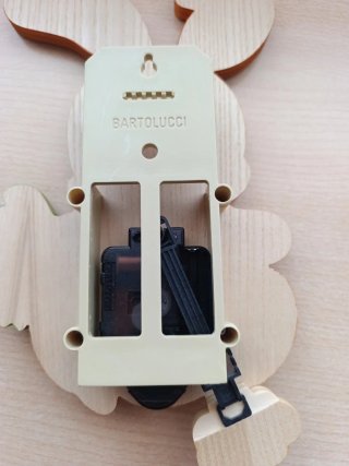 Reloj Bartolucci infantil madera conejo zanahoria