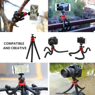 Trípode flexible pulpo cámara, go pro, móvil