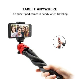 Trípode flexible pulpo cámara, go pro, móvil