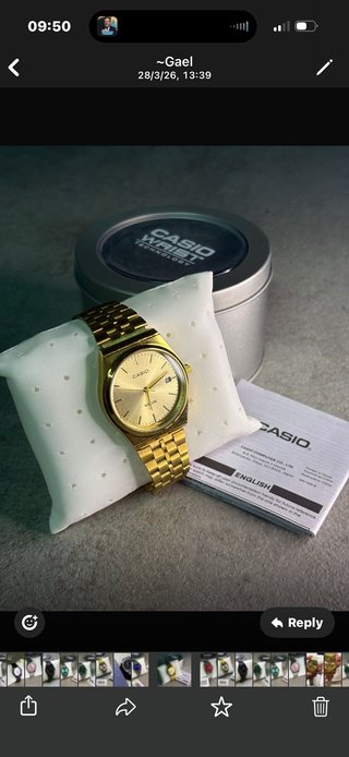 Orologio Casio Analogico Turchese
