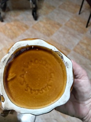 Jarra y 6 jarritas cerámica Segoviana