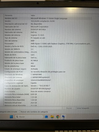 Notebook Dell Inspiron 3525