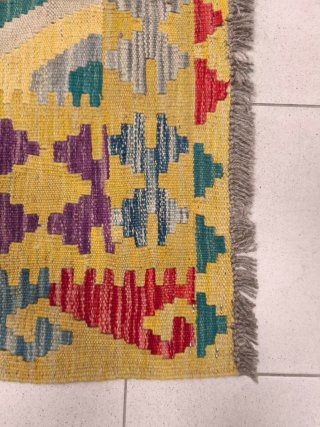 Tappeto Kilim afgano 289x82 cm