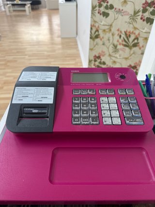Caja Registradora Casio Rosa