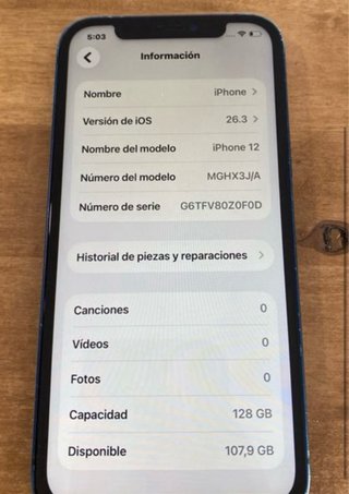 iPhone 12 128GB Azul