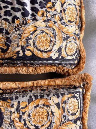Lote 2 Cojines Versace Animal Print