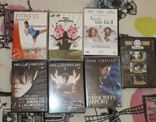 Lote 7 DVD: Fitness, Film e Serie TV