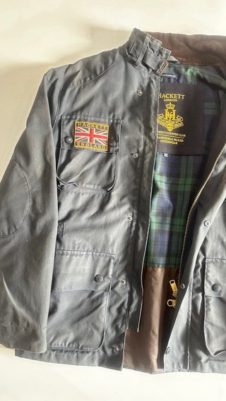 Chaqueta Barbour Hackett Negra