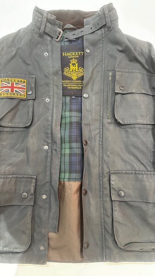 Chaqueta Barbour Hackett Negra
