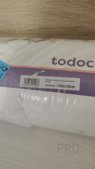Edredón/Relleno nórdico de Fibra antiácaros